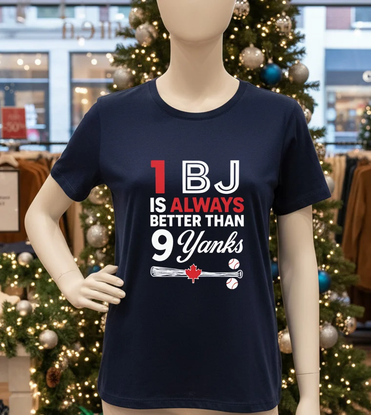 1 Bj Is Always Better Than 9 Yanks Mlb - navy-t-shirt 1 Bj Is Always Better Than 9 Yanks Mlb Navy T Shirt