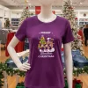 2024 New York Yankees Snoopy And Friends Merry Christmas Purple T Shirt