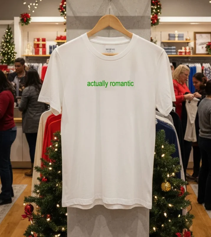 Actually Romantic Brat White T Shirt