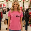 Aim Human Performance   Pink T Shirt