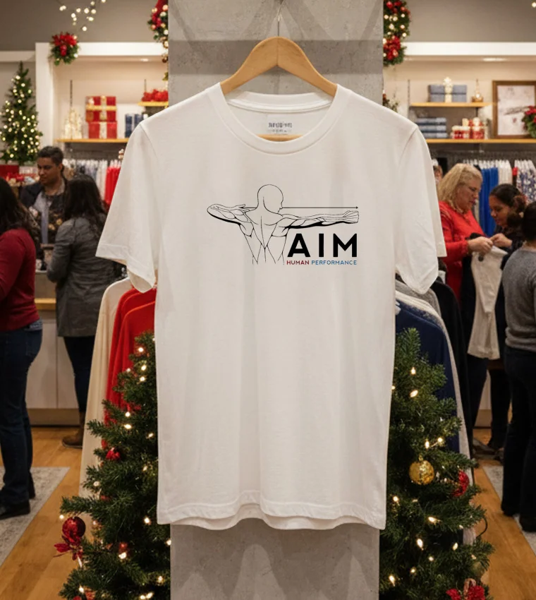 Aim Human Performance - white-t-shirt Aim Human Performance White T Shirt