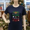 All I Want To Do Is Cross Stitch And Watch Christmas Movies   Navy T Shirt