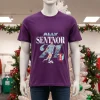 Ally Sentnor Kansas City Current Cracked Number 21 American Soccer Player Purple T Shirt
