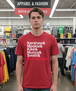 Ampersand 3 Time Champs Dodgers 2025 shirt