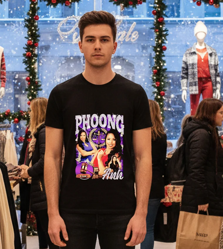 Anh Phoong Graphic Black T Shirt