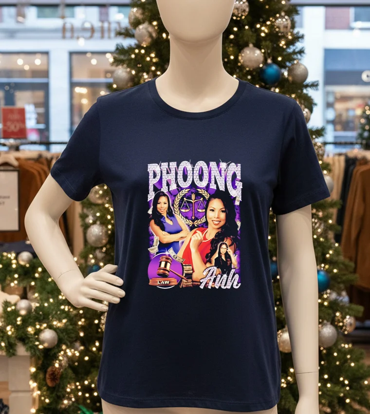 Anh Phoong Graphic Navy T Shirt