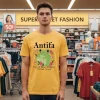 Antifa City Of Roses Frog Yellow T Shirt