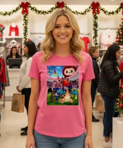 Atletico Madrid 90m Celebration Meme Photo Pink T Shirt