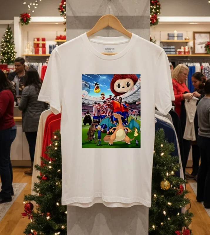 Atletico Madrid 90m Celebration Meme Photo White T Shirt