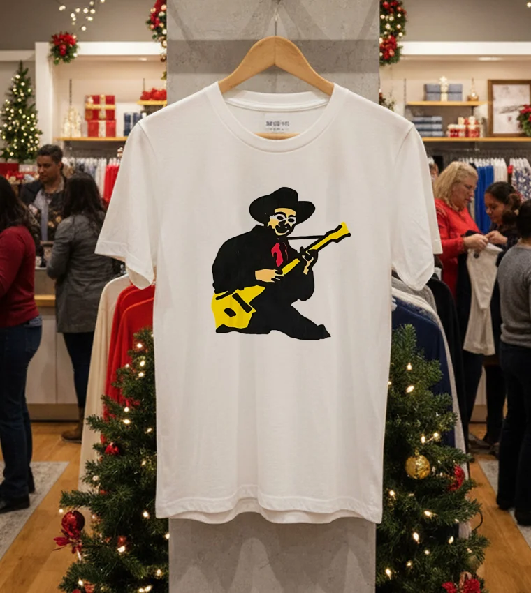 Bape Frankenstein Tagged Guitar Vintage White T Shirt