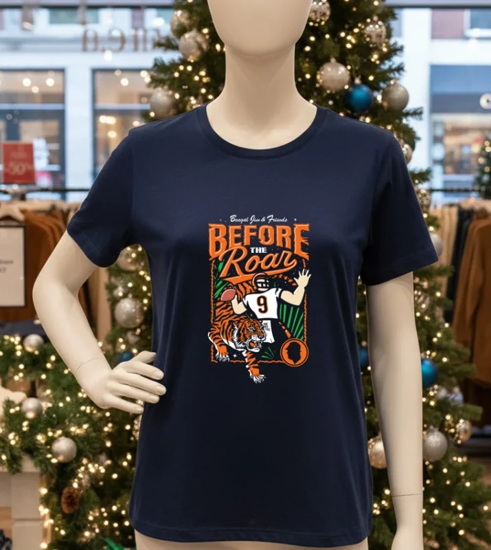 Bengal Jim And Friends Before The Roar Cincinnati Bengals Navy T Shirt
