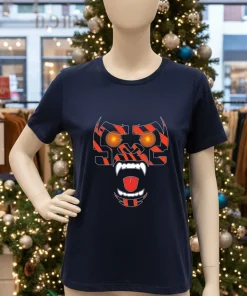 Bengals Brews Fierce Jungle Gorilla Graphic T   Navy T Shirt