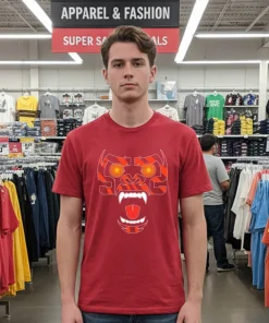 Bengals Brews Fierce Jungle Gorilla Graphic T shirt