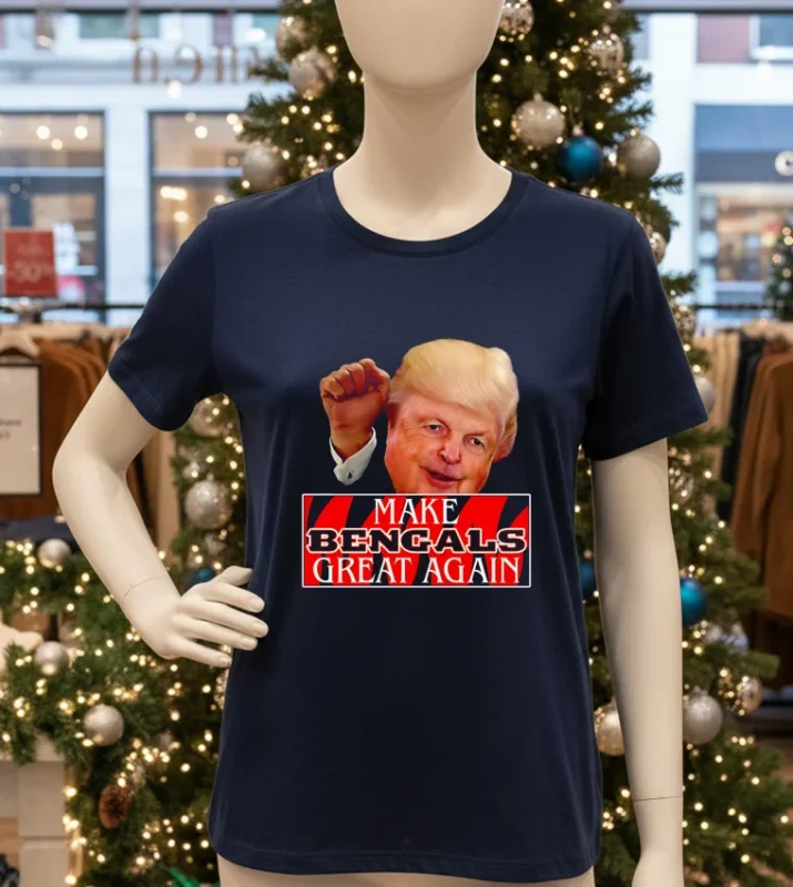 Bengals Brews Make Bengals Great Again T Navy T Shirt