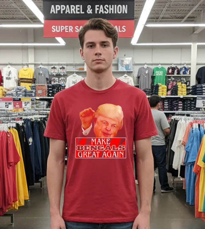 Bengals Brews Make Bengals Great Again T Red T Shirt