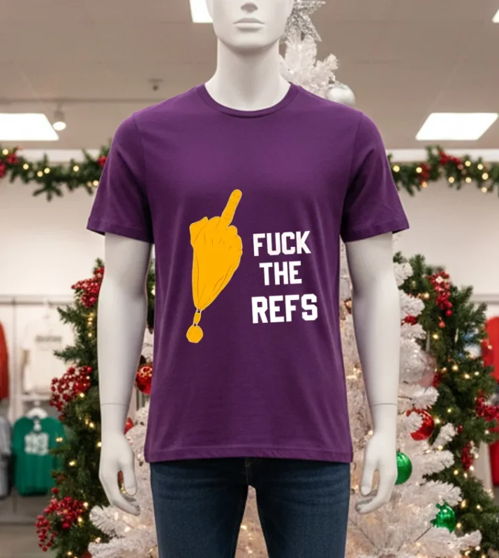 Bengals Fuck The Refs   Purple T Shirt