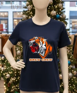 Bengals Tiger Beer and Brews Brew Crew Can Crusher T shirt