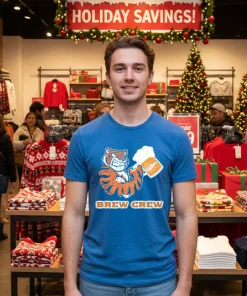 Bengals Tiger Beer and Brews Brew Crew T shirt