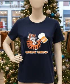 Bengals Tiger Beer and Brews Brew Crew T shirt