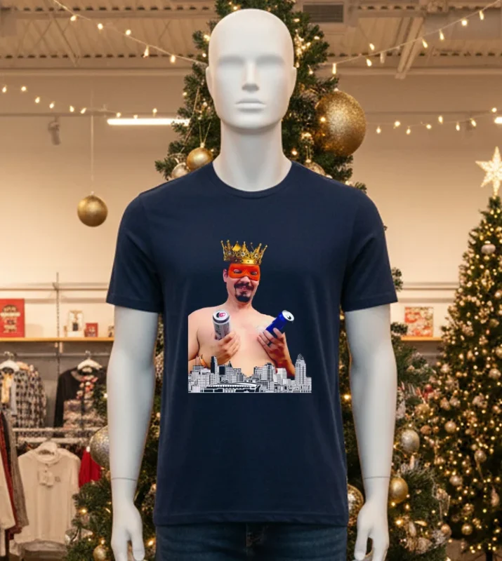 Bengals Tiger Beer And Brews Can Titty King T   Black T Shirt