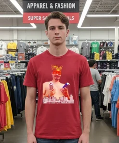 Bengals Tiger Beer And Brews Can Titty King T   Red T Shirt