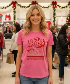 Best Friend Energy Judy Hopps and Nick Wilde cartoon shirt