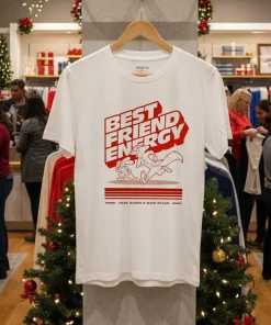 Best Friend Energy Judy Hopps and Nick Wilde cartoon shirt