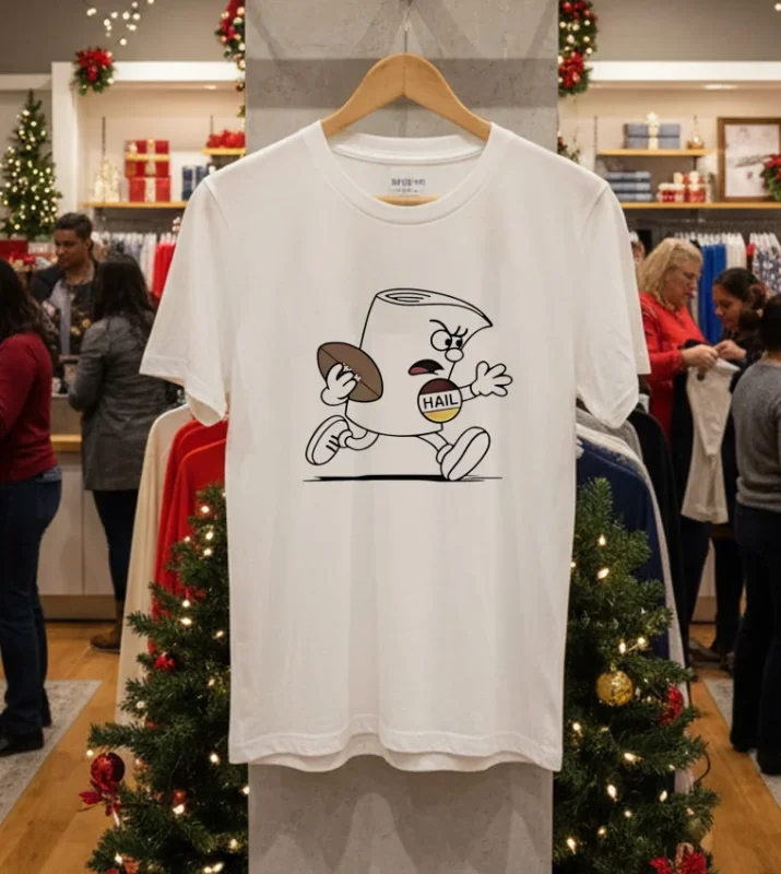 Bill Croskey Merritt Washington Commanders Hail T   White T Shirt