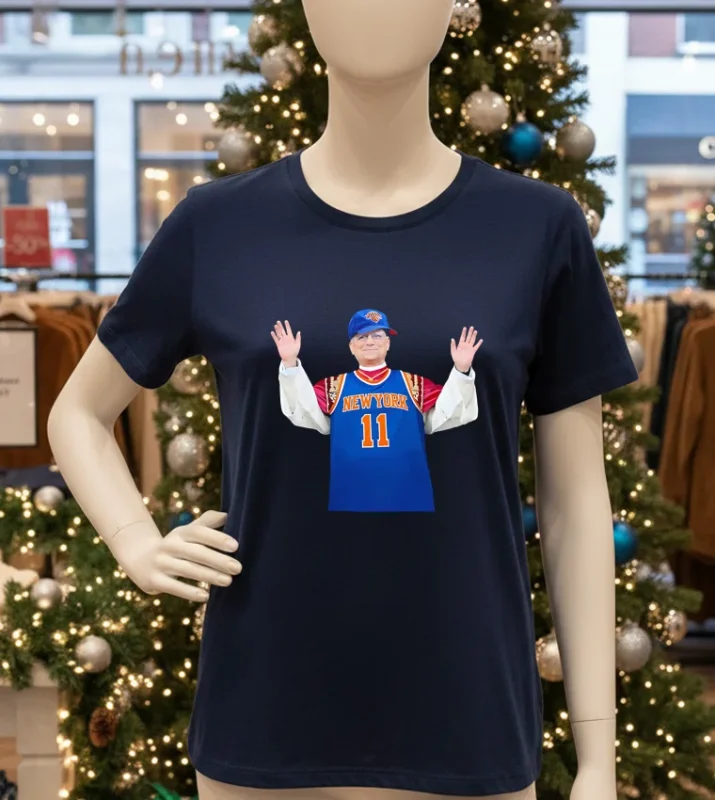 Bke Pope New York Knicks   Navy T Shirt