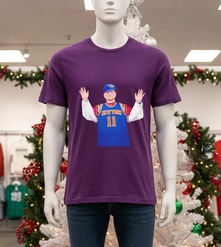 Bke Pope New York Knicks Purple T Shirt