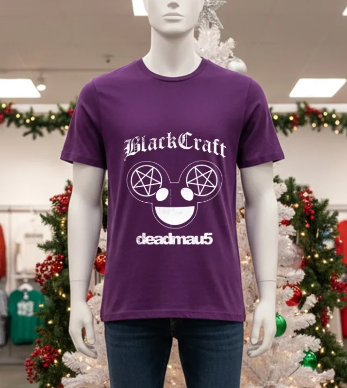 Blackcraft Ghosts N Stuff Deadmau5 Purple T Shirt