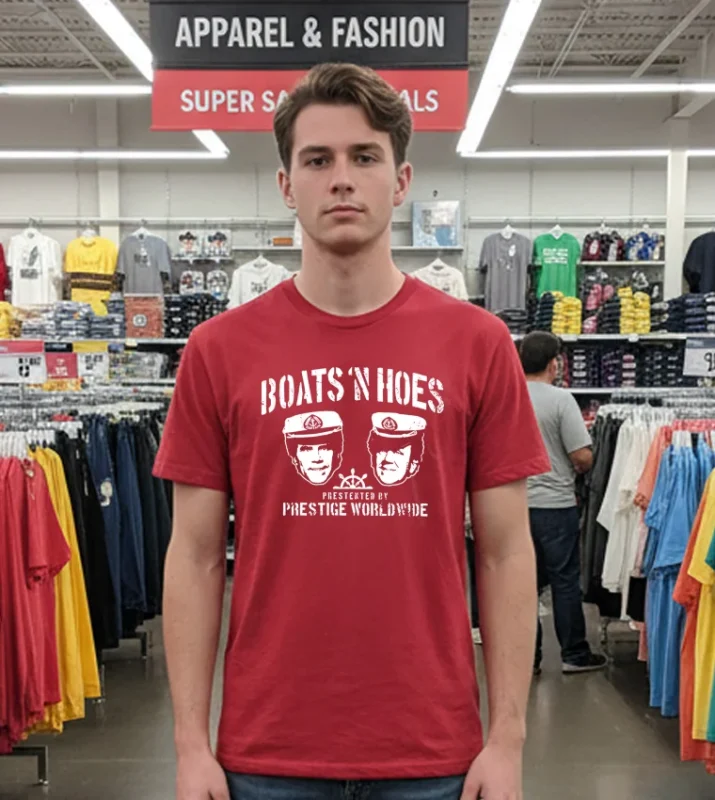 Boats ‘N Hoes Step Brothers Red T Shirt