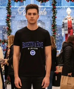 Brighton and Hove Albion Arch letter American style t-shirt