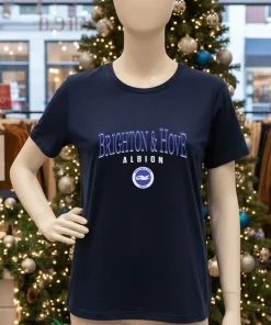 Brighton and Hove Albion Arch letter American style t-shirt