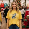Buffalo Bills Charging Bull Football Yellow T Shirt