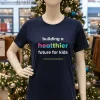 Building A Healthier Future For Kids Navy T Shirt
