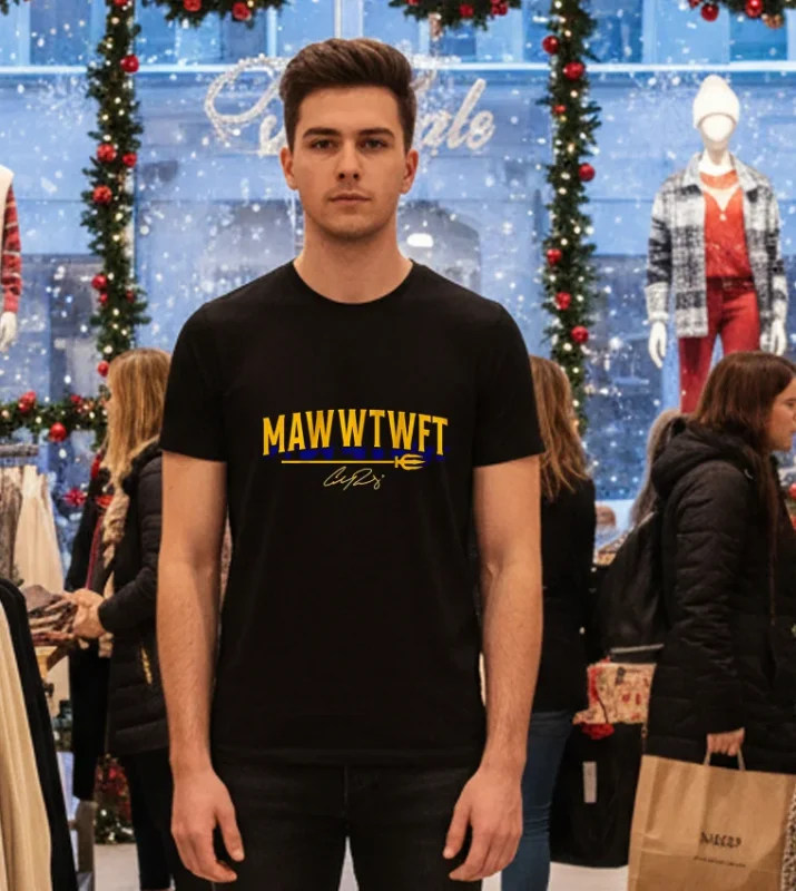 Cal Raleigh Mawwthft Signature   Black T Shirt