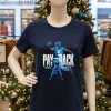 Carolina Panthers Rico Dowdle Pay Em Back   Navy T Shirt