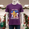 Charlie Brown And Snoopy Los Angeles Dodgers Snoopy Back 2 Back Champions Purple T Shirt