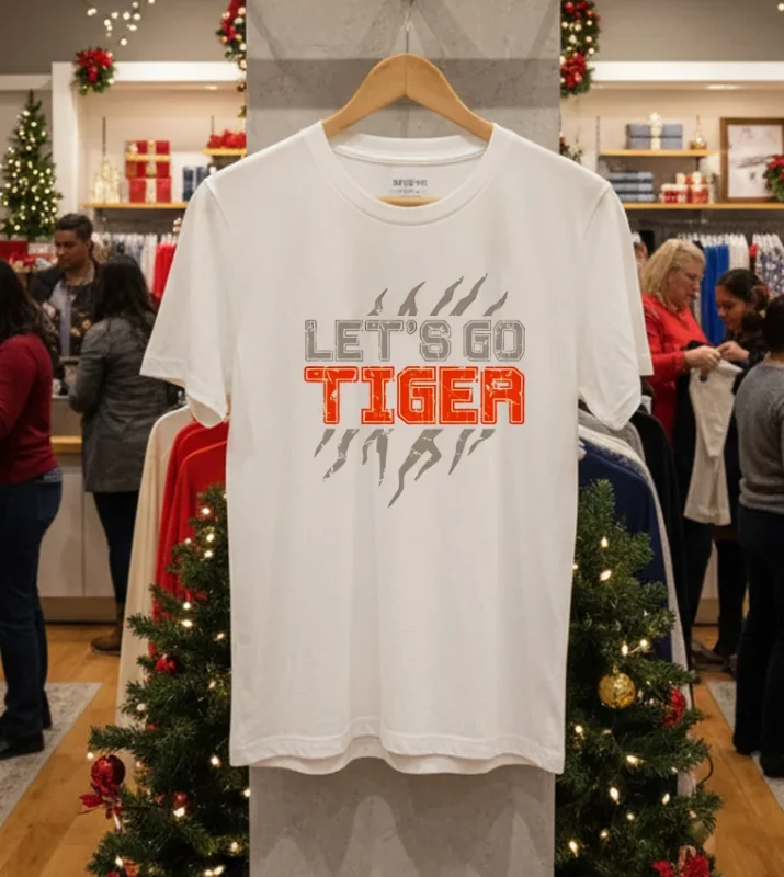 Cincinnati Bengals Football Let S Go Tiger Style White T Shirt