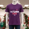 Cleveland Guardians Post Season Participant Locker Room   Purple T Shirt