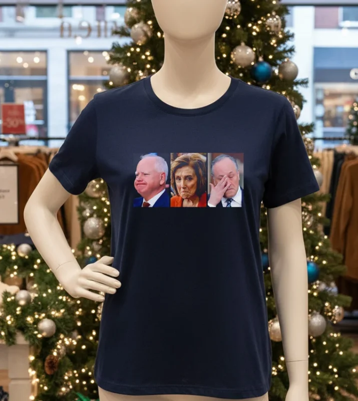 Cryin And Lyin Team Kamala Navy T Shirt