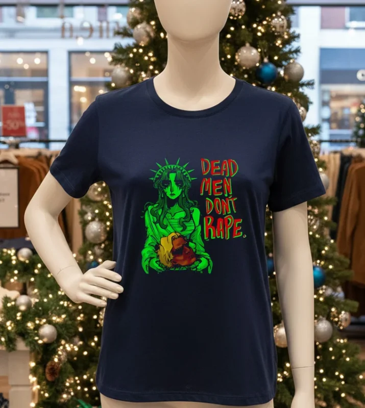 Dead Men Don T Rape Iguana Salad   Navy T Shirt