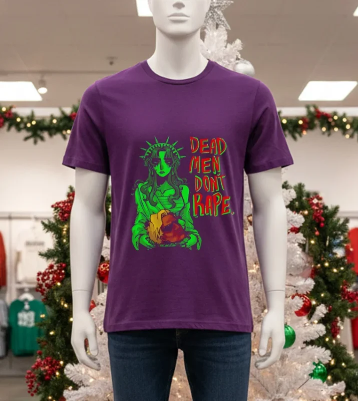 Dead Men Don T Rape Iguana Salad   Purple T Shirt