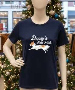 Decoy s First Pitch Dog La Dodgers American style t-shirt