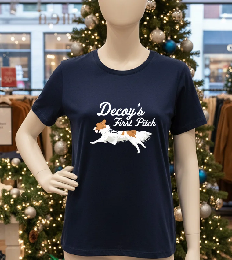 Decoy S First Pitch Dog La Dodgers - navy-t-shirt Decoy S First Pitch Dog La Dodgers Navy T Shirt