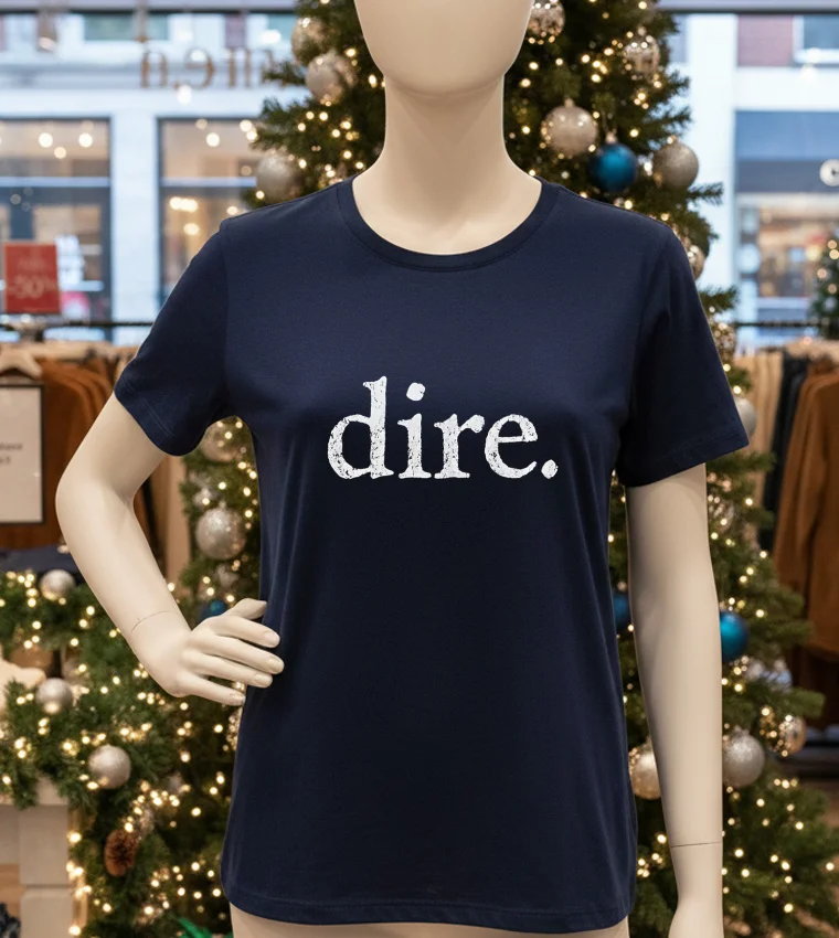 Dire - navy-t-shirt Dire Navy T Shirt
