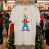 Disney Men S Characters Traditional Goofy Cartoon T White T Shirt