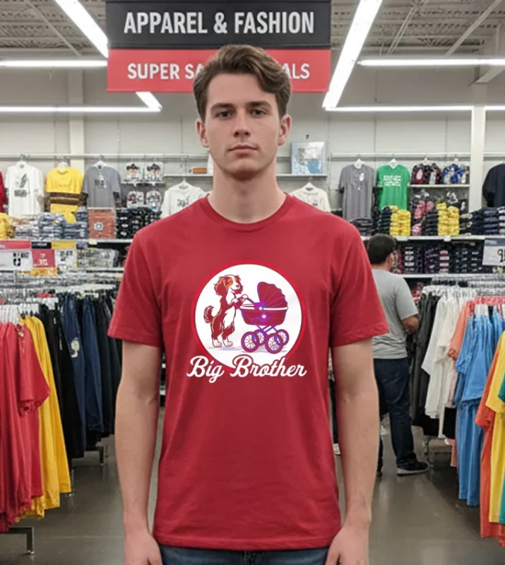 Dog Decoy Big Brother   Red T Shirt