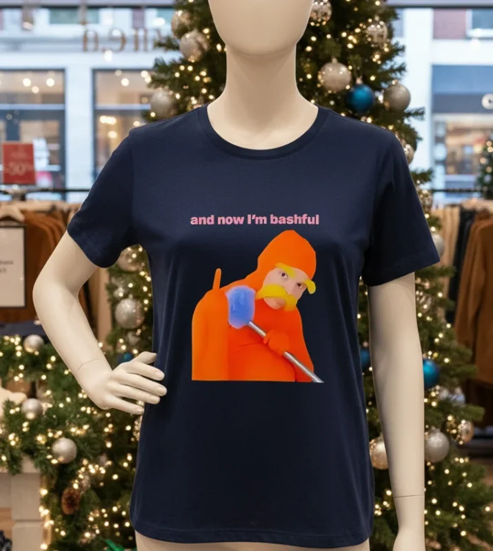 Dr. Seuss And Now I M Bashful Lorax Meme   Navy T Shirt